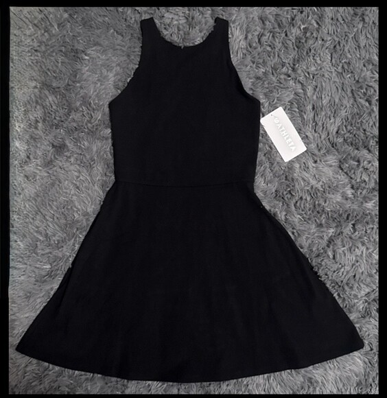 Athleta Dresses & Skirts - Athleta Conscious Dress Womens XS Black ALine Sleeveless